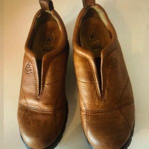 Arias slip on leather shoes